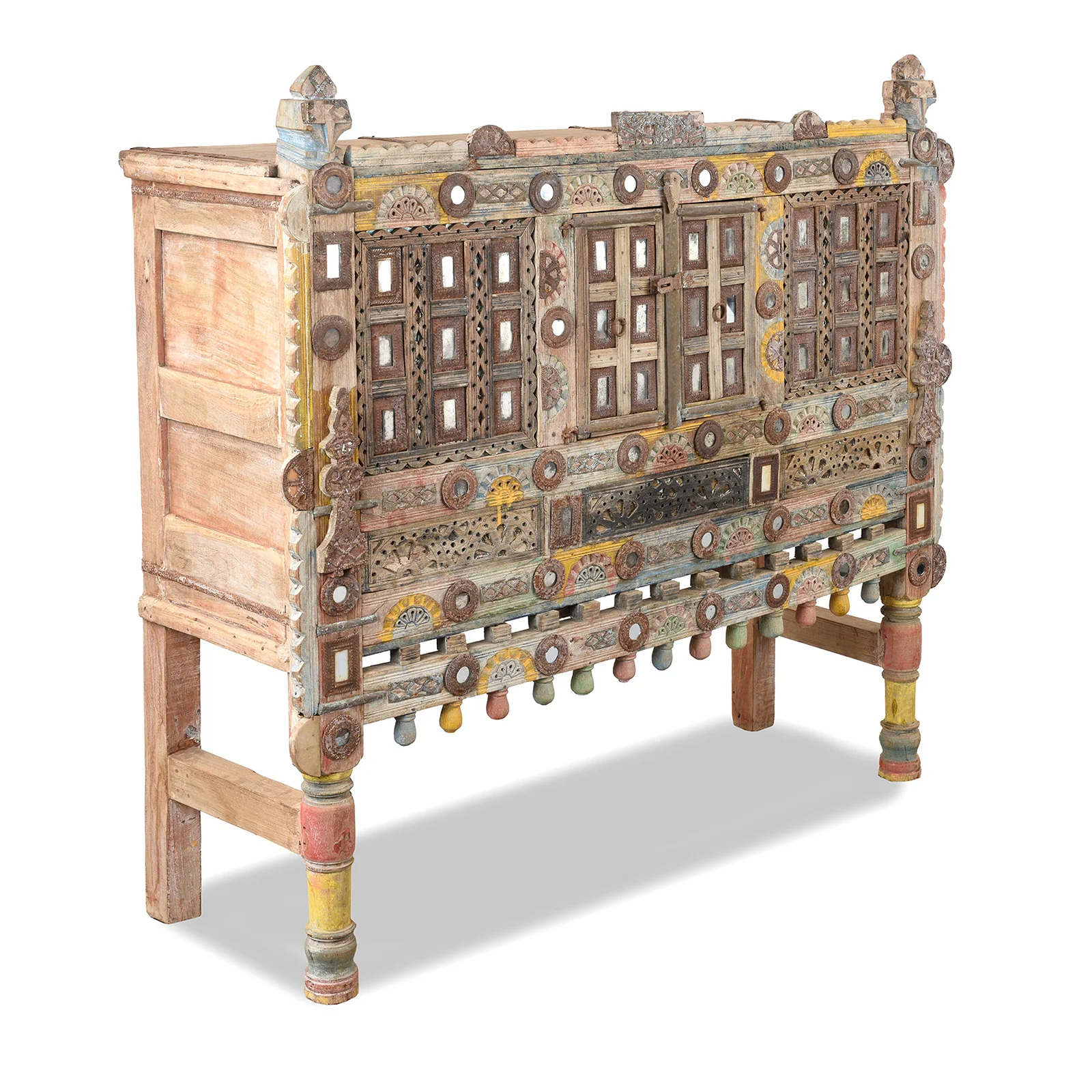 Teak Rubari Damchiya Dowry Chest From Kutch - Ca 1940's - Image 4