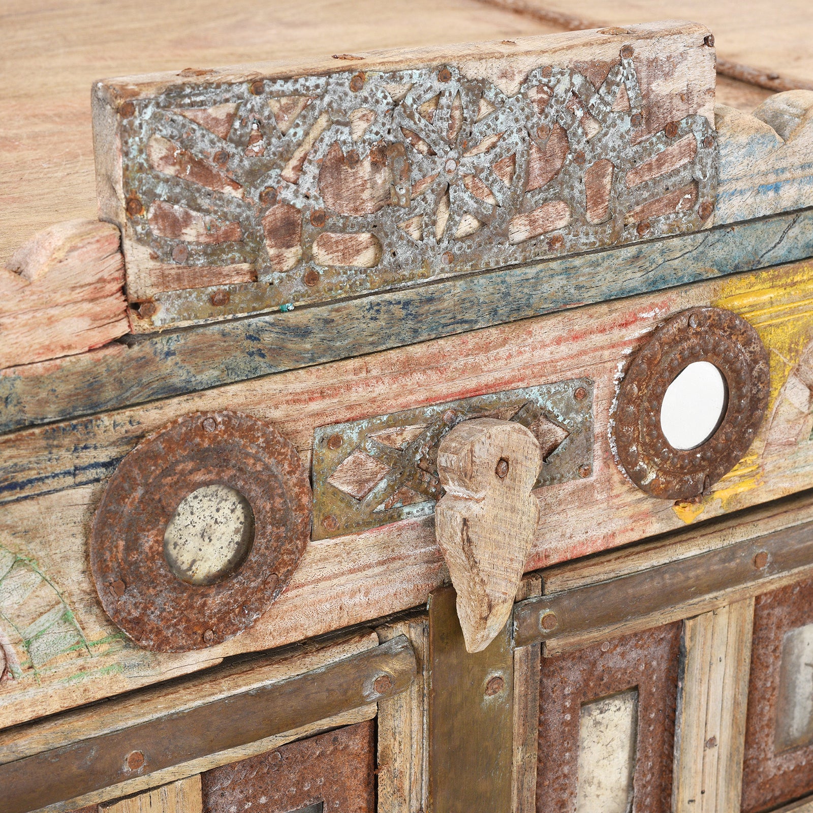 Teak Rubari Damchiya Dowry Chest From Kutch - Ca 1940's - Image 6
