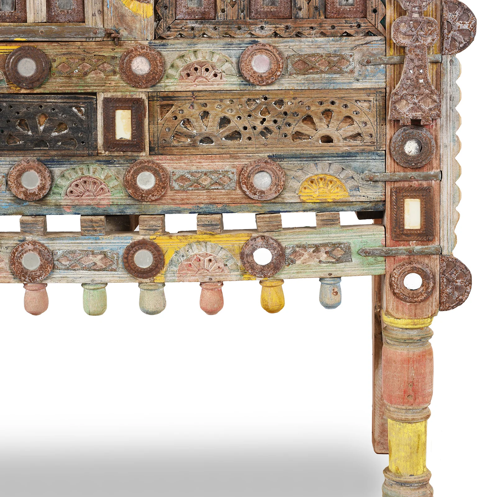 Teak Rubari Damchiya Dowry Chest From Kutch - Ca 1940's - Image 8
