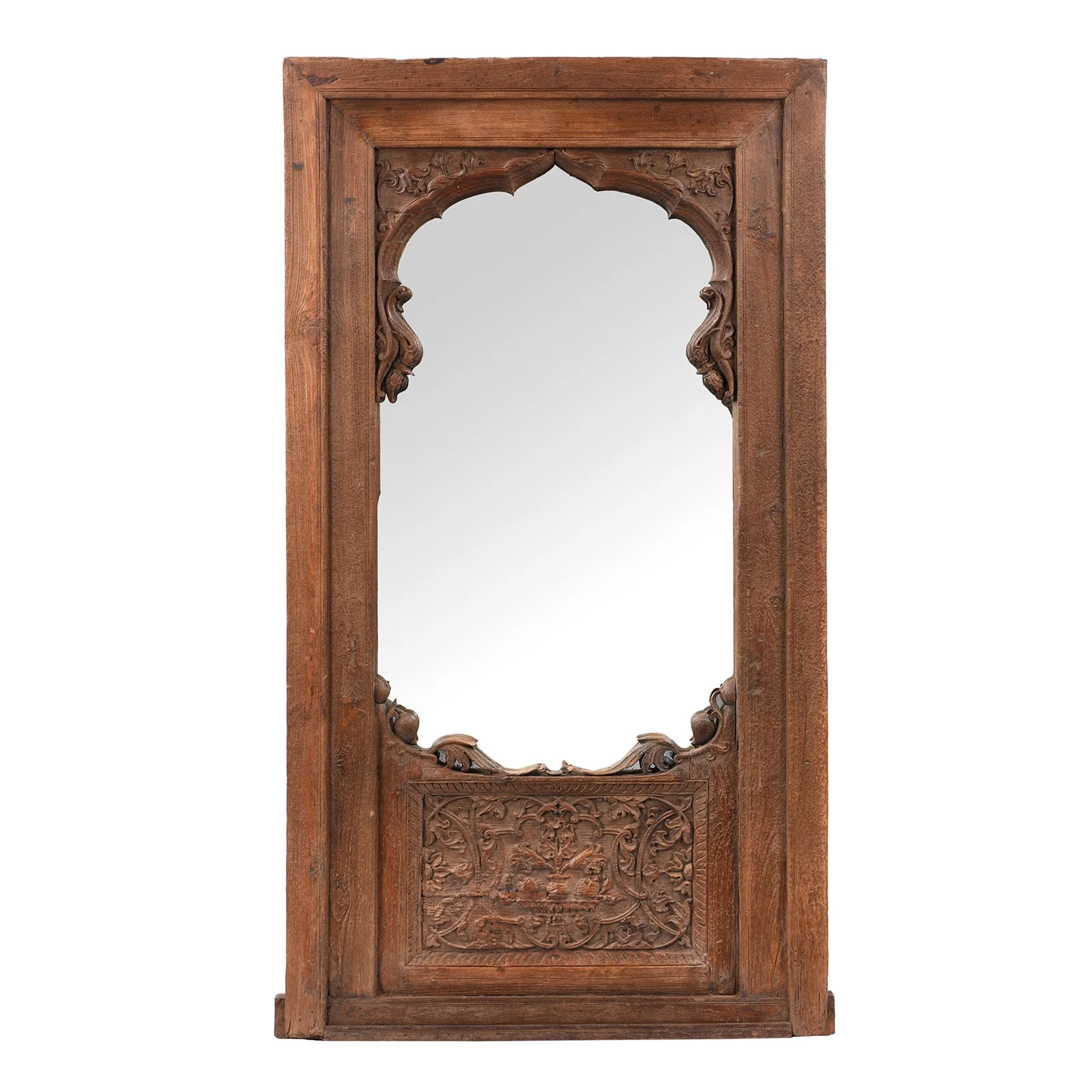 Window Mirror From Madhya Pradesh - 19th Century