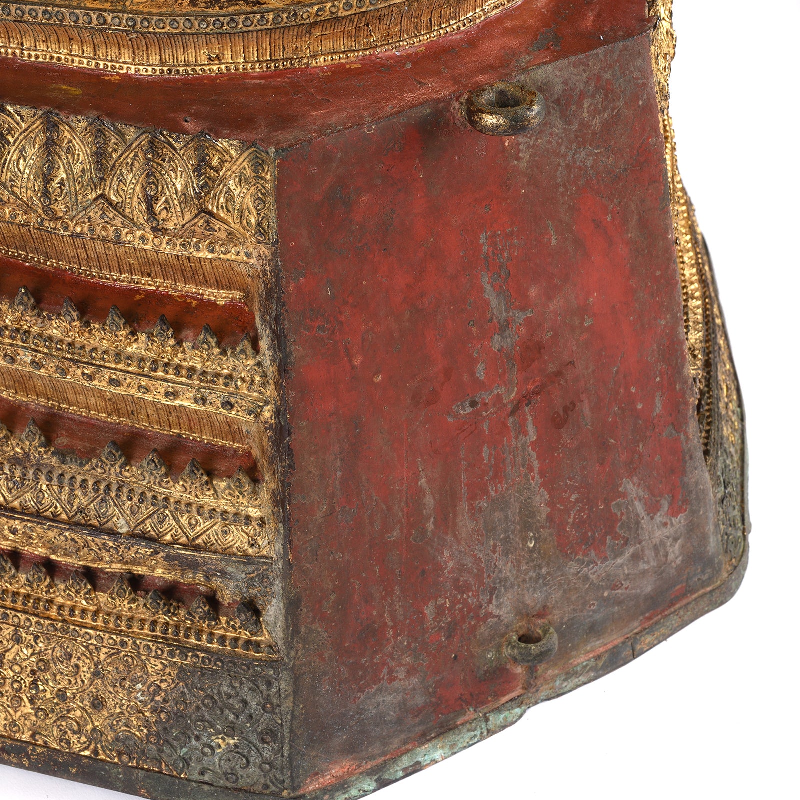 Large Thai Gilt Rattanakosin Sitting Buddha Statue - 19th Century - Image 10