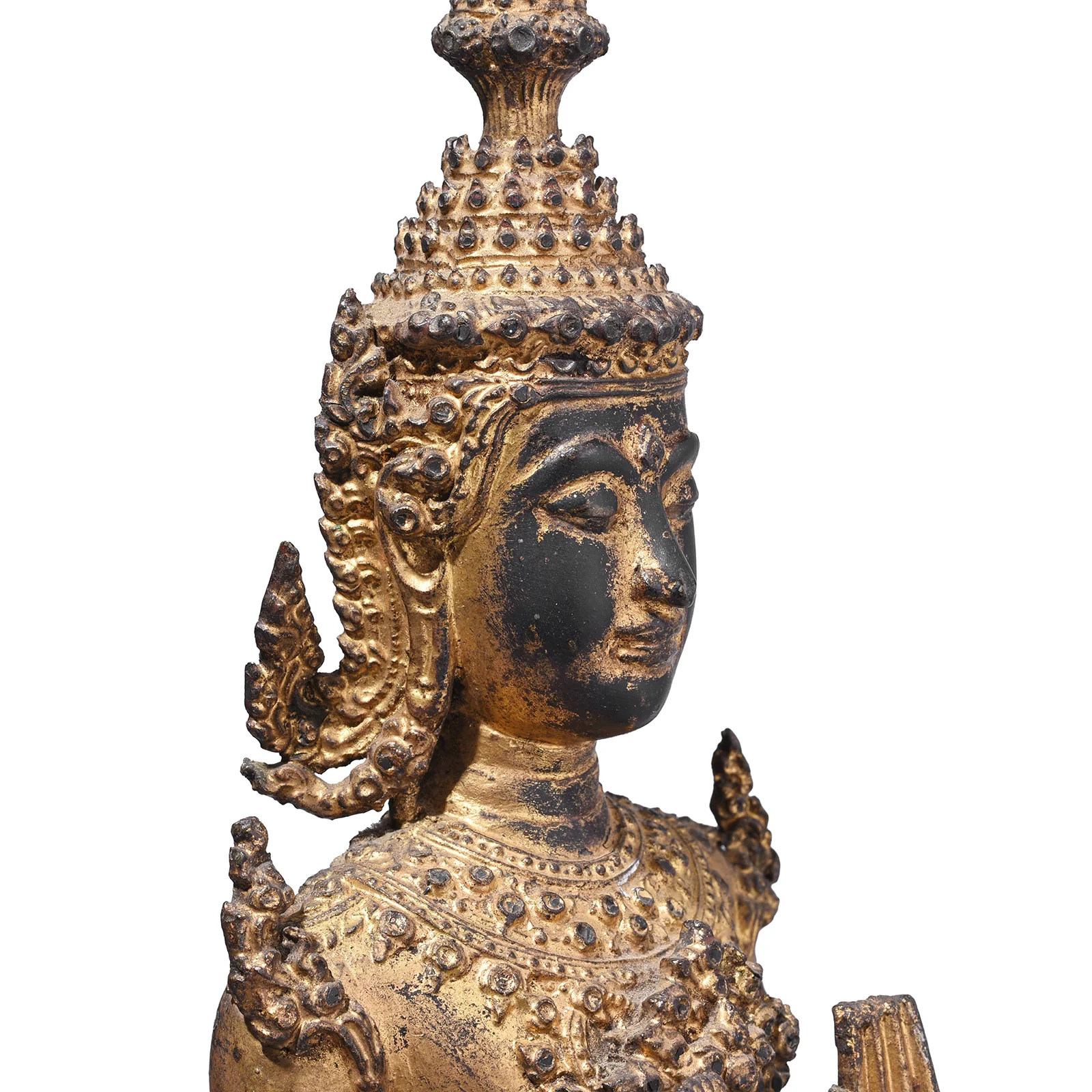 Gilt Thai Standing Buddha - Rattanakosin Era - 19th Century - Image 4