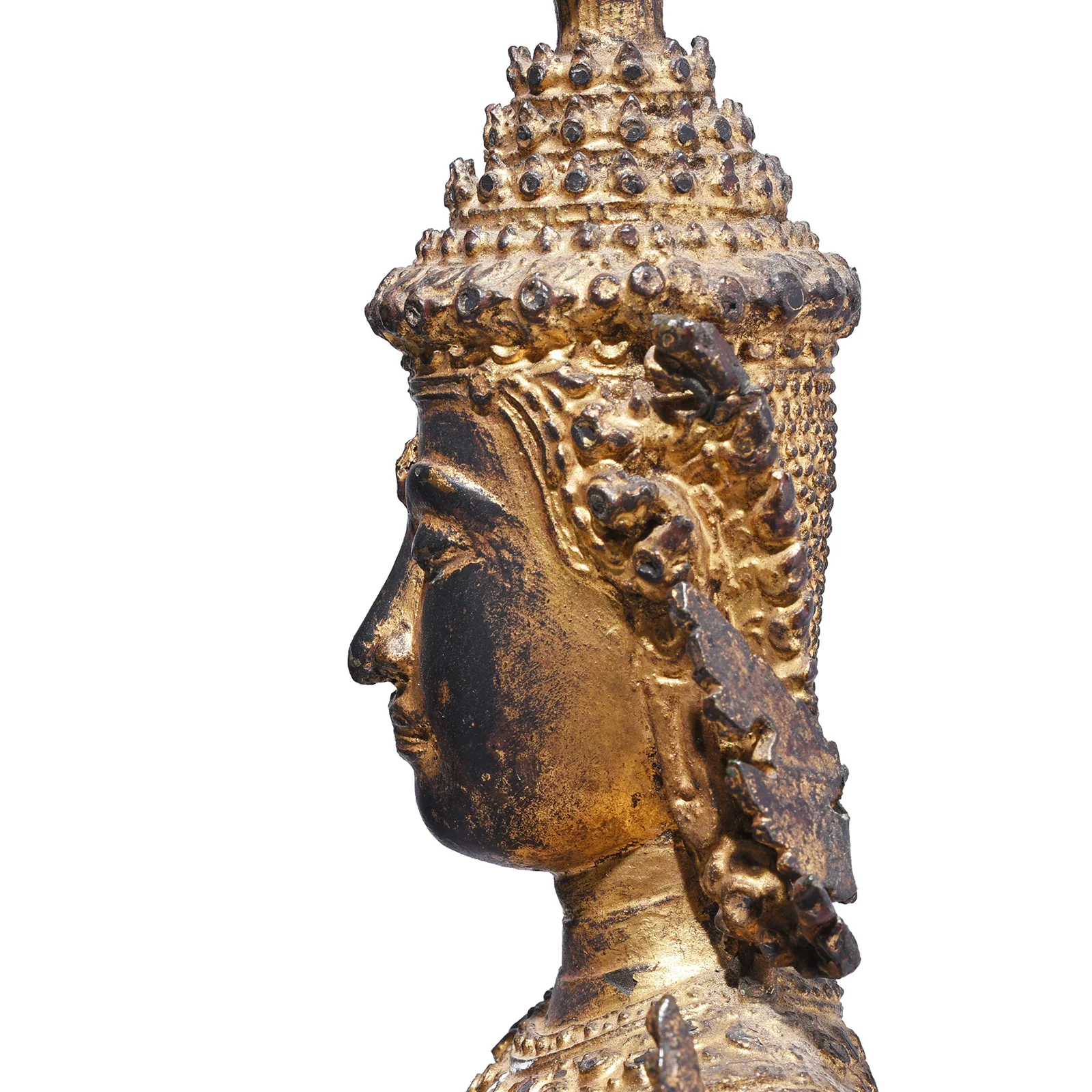 Gilt Thai Standing Buddha - Rattanakosin Era - 19th Century - Image 7