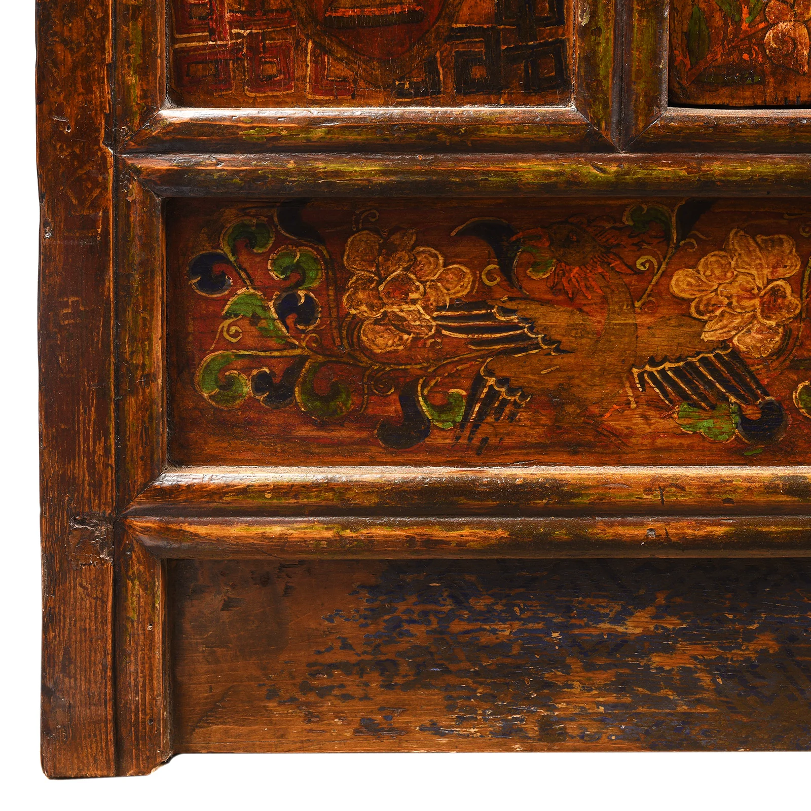 Tibetan Painted Altar Cabinet -  Ca 1900 - Image 11