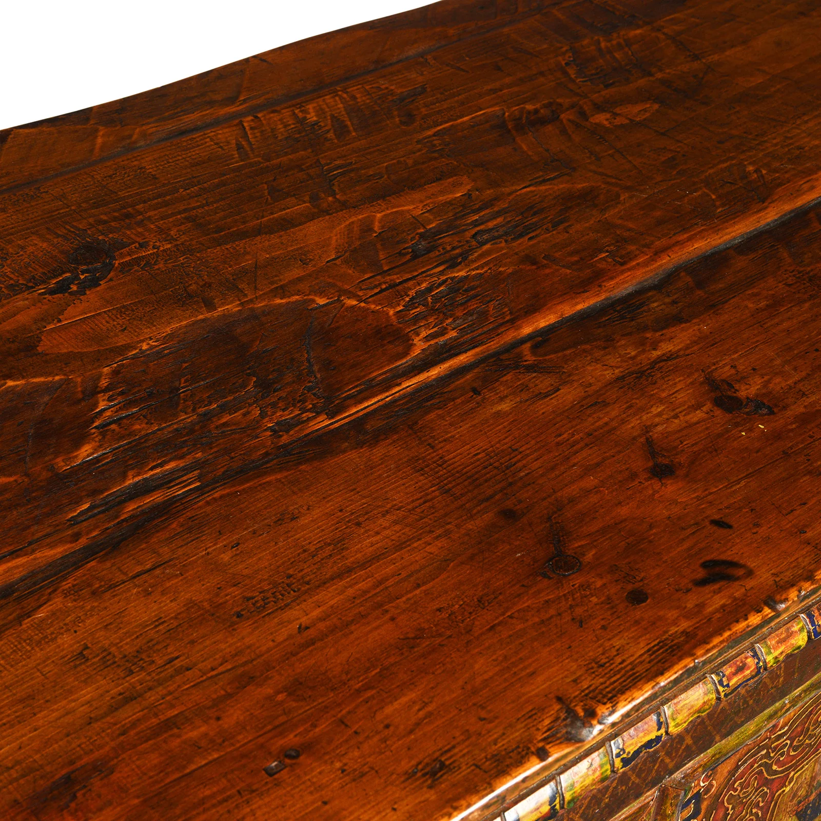 Tibetan Painted Altar Cabinet -  Ca 1900 - Image 13
