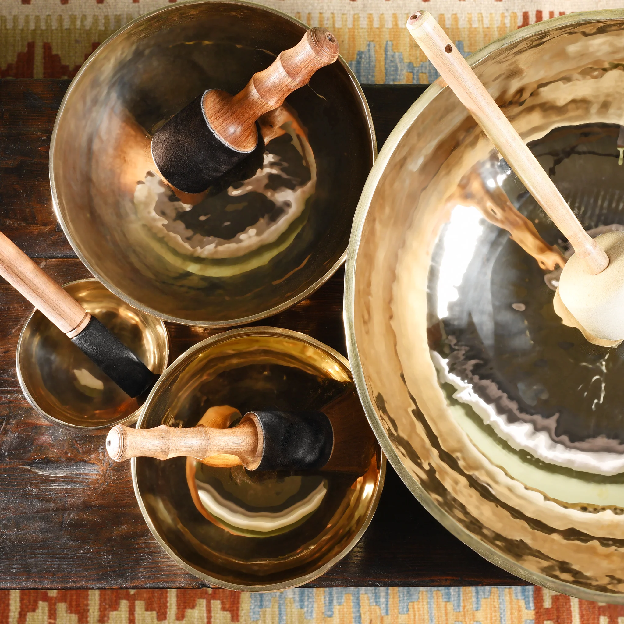 Tibetan Singing Bowl - 20cm - Image 4
