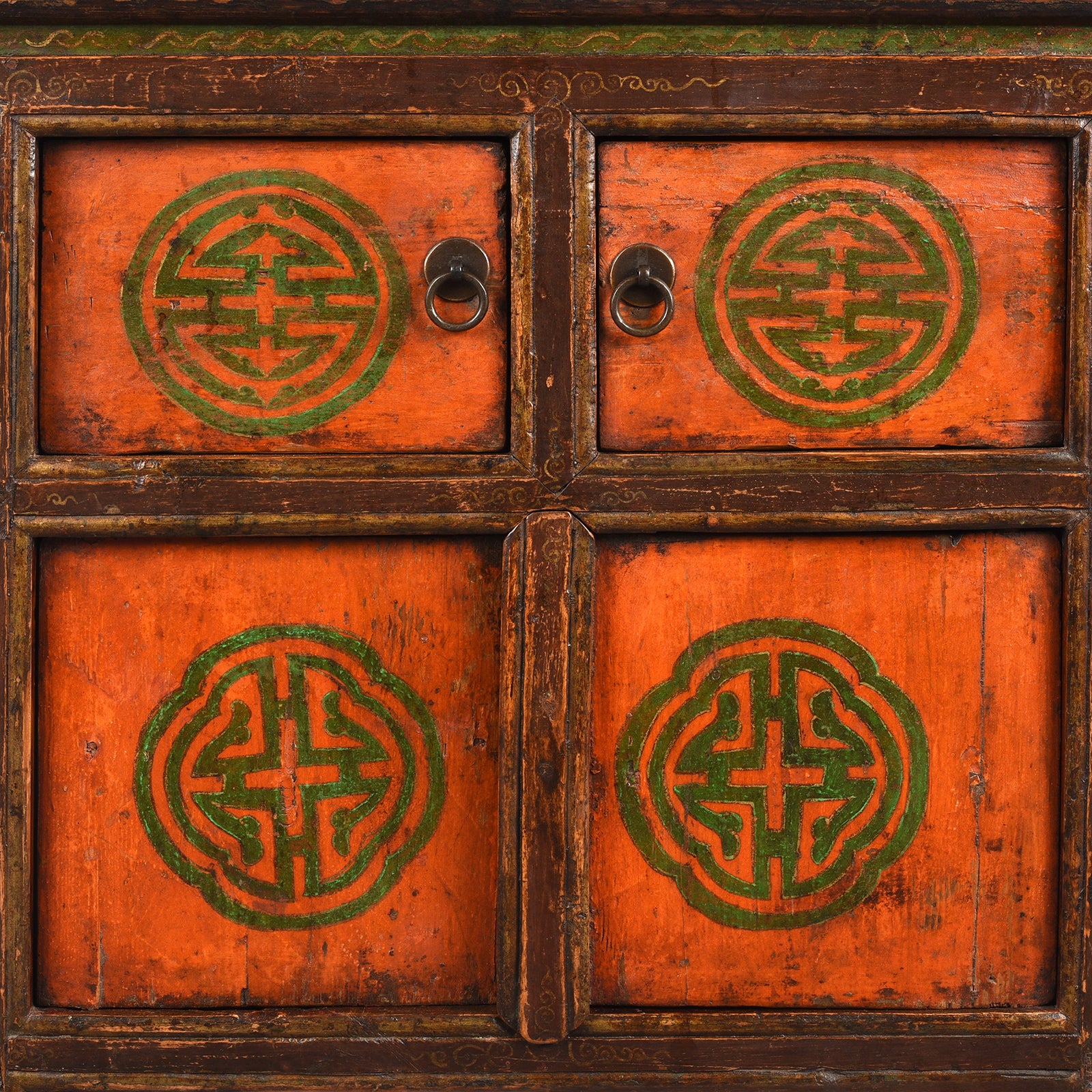 Painted Tibetan Chagam Cabinet -19th Century - Image 2