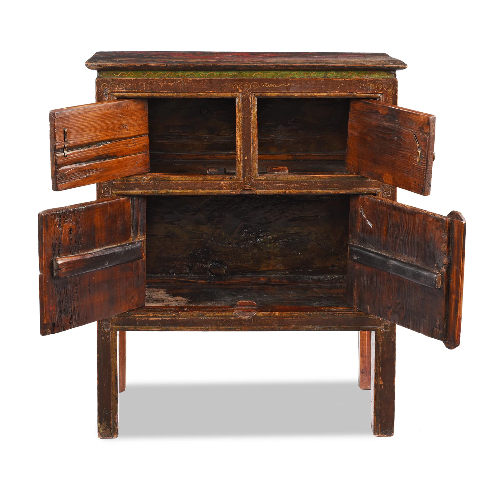 Painted Tibetan Chagam Cabinet -19th Century - Image 4
