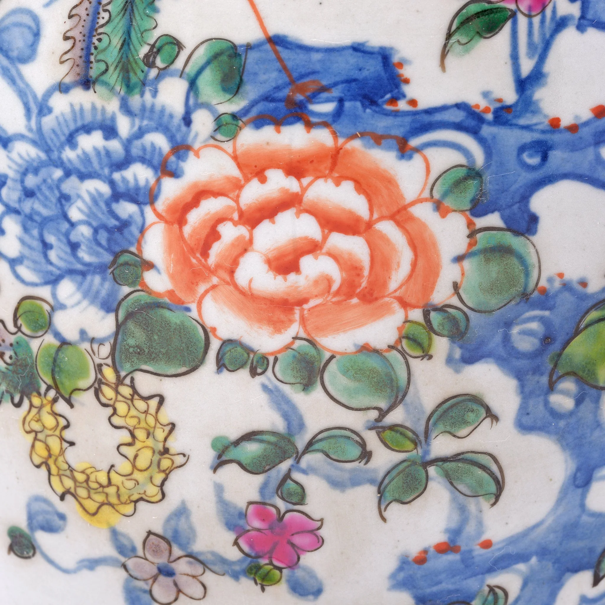 Transitional Wucai Porcelain Liuyeping Vase - Image 5