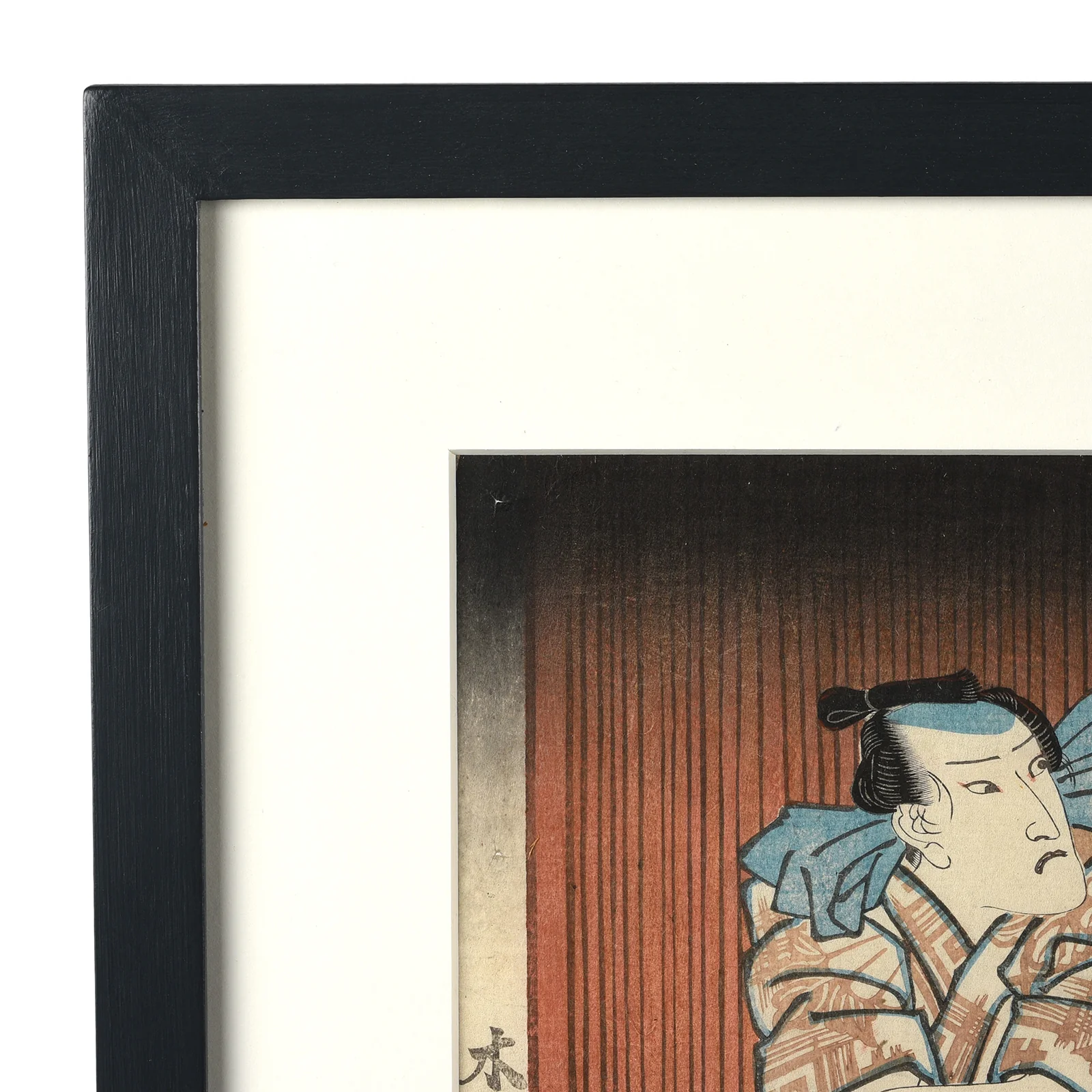 Original Horror Kabuki Woodblock Triptych - Toyokuni III (Kunisada) - Edo Period - Image 8