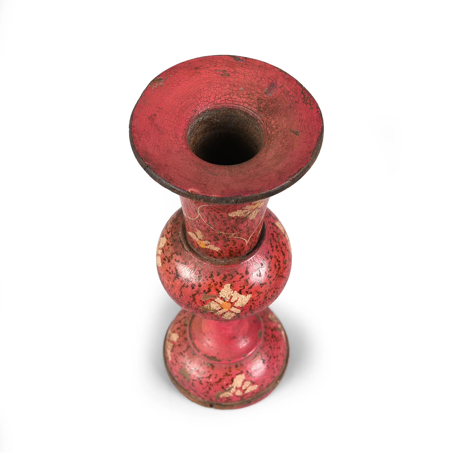 Turned Lacquer Vase From Sindh - Ca 1940 - Image 2