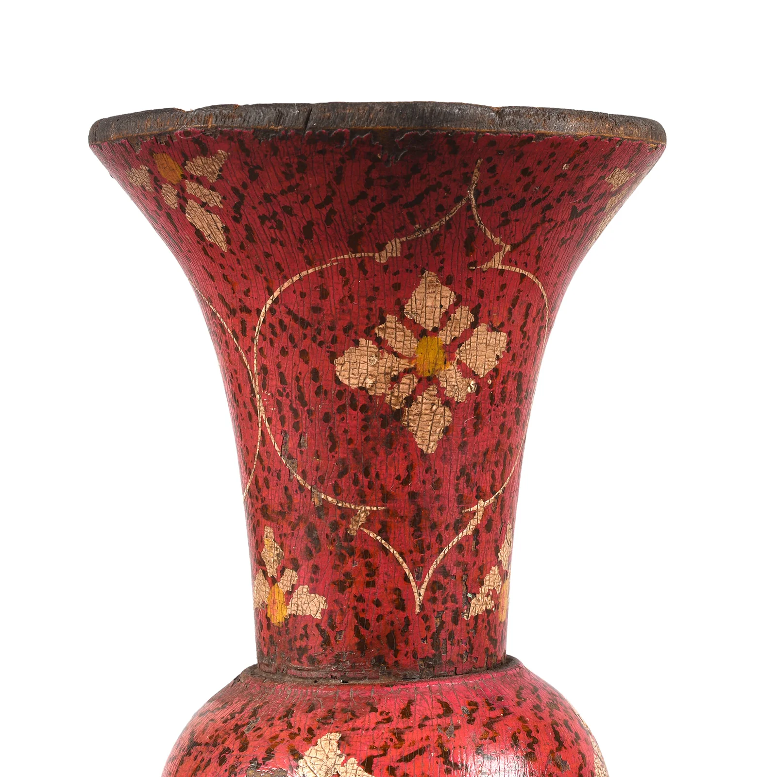 Turned Lacquer Vase From Sindh - Ca 1940 - Image 3