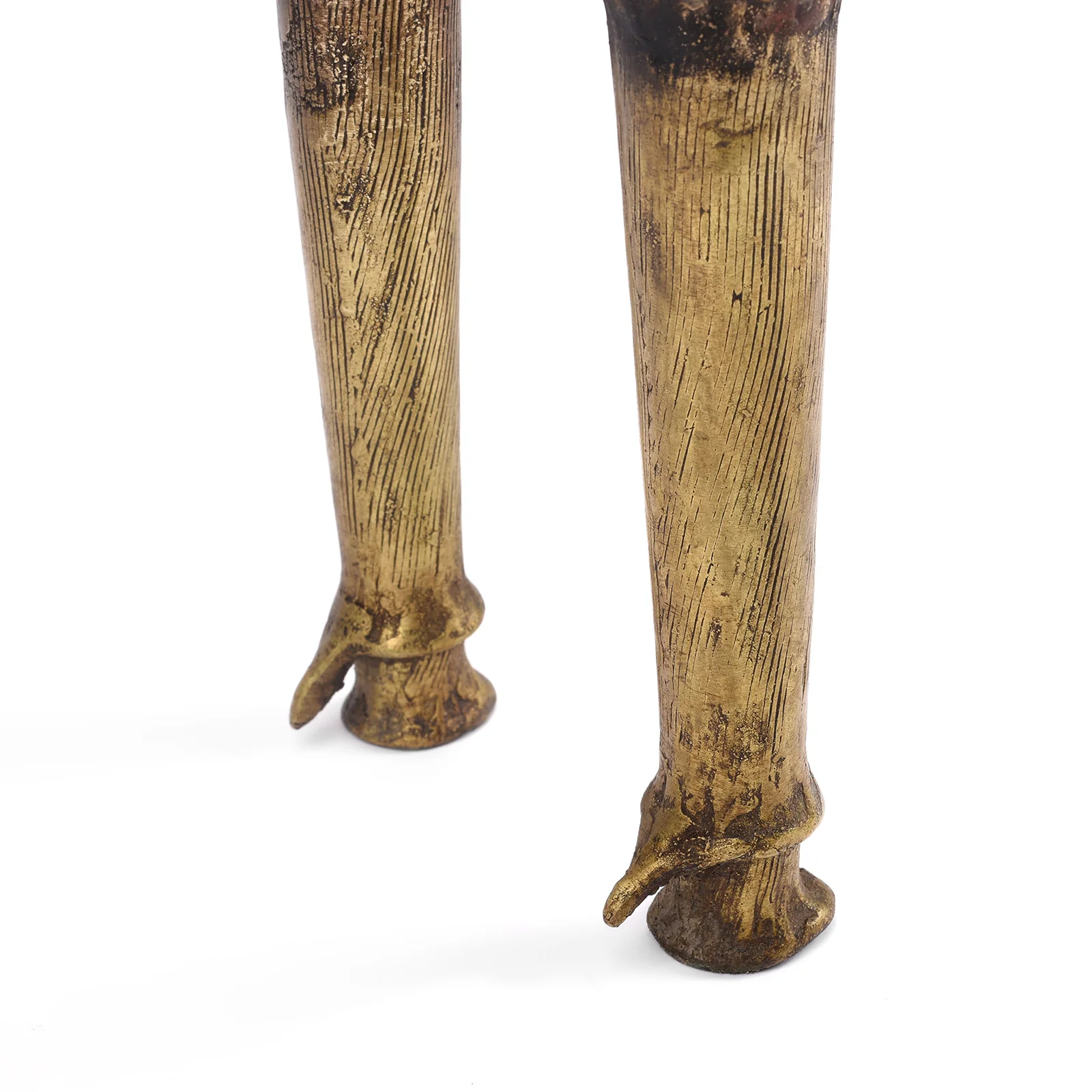 Vintage Dhokra Tribal Brass Tribal Horse - Ca 1960 - Image 12