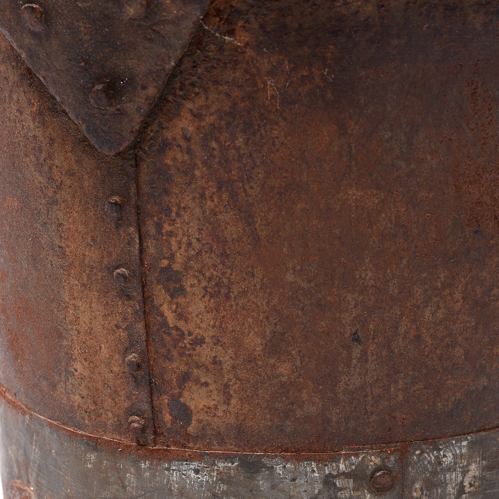 Vintage Galvanized Iron Bucket - Ca 1950 - Image 4