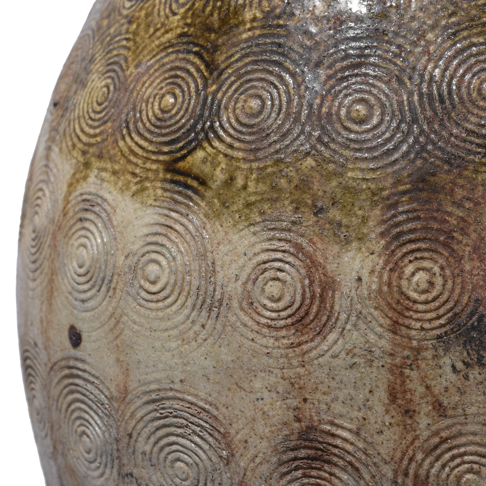 Vintage Glazed Earthenware Jar From Yunnan - Image 3