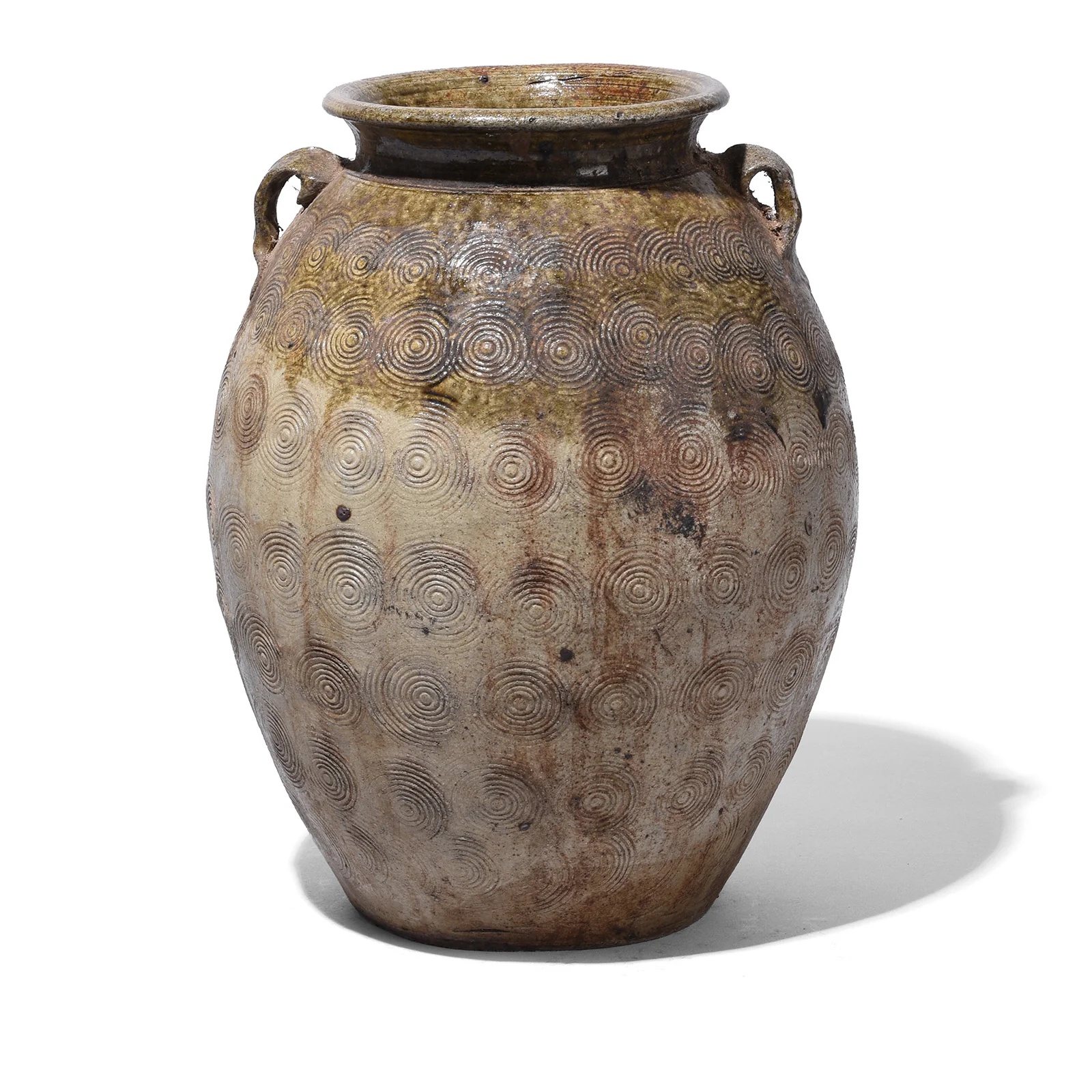 Vintage Glazed Earthenware Jar From Yunnan - Image 4