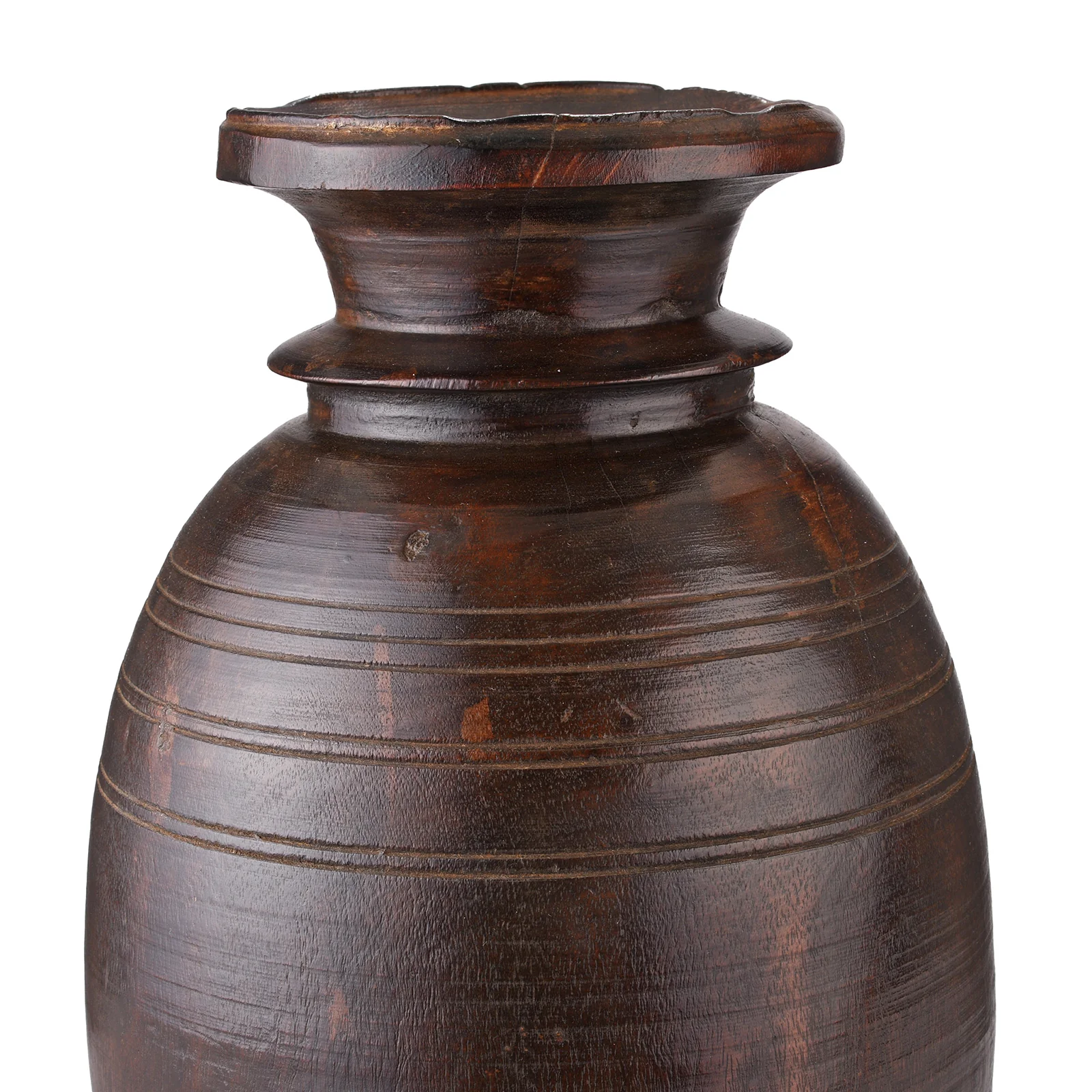 Old Wooden Milk Pot From Himachal Pradesh - 1920 - Image 3