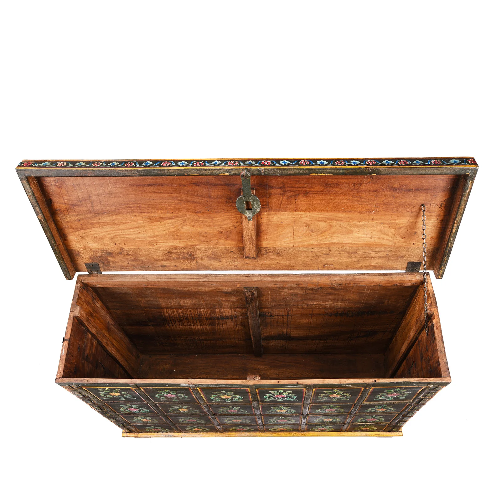 Vintage Painted Pithara Console Chest - Image 5