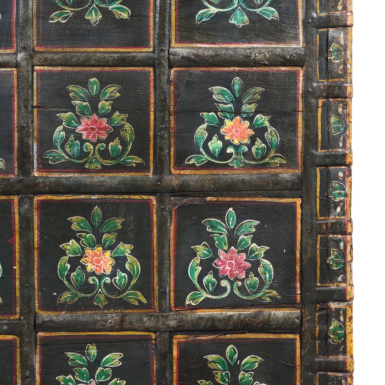 Vintage Painted Pithara Console Chest - Image 8