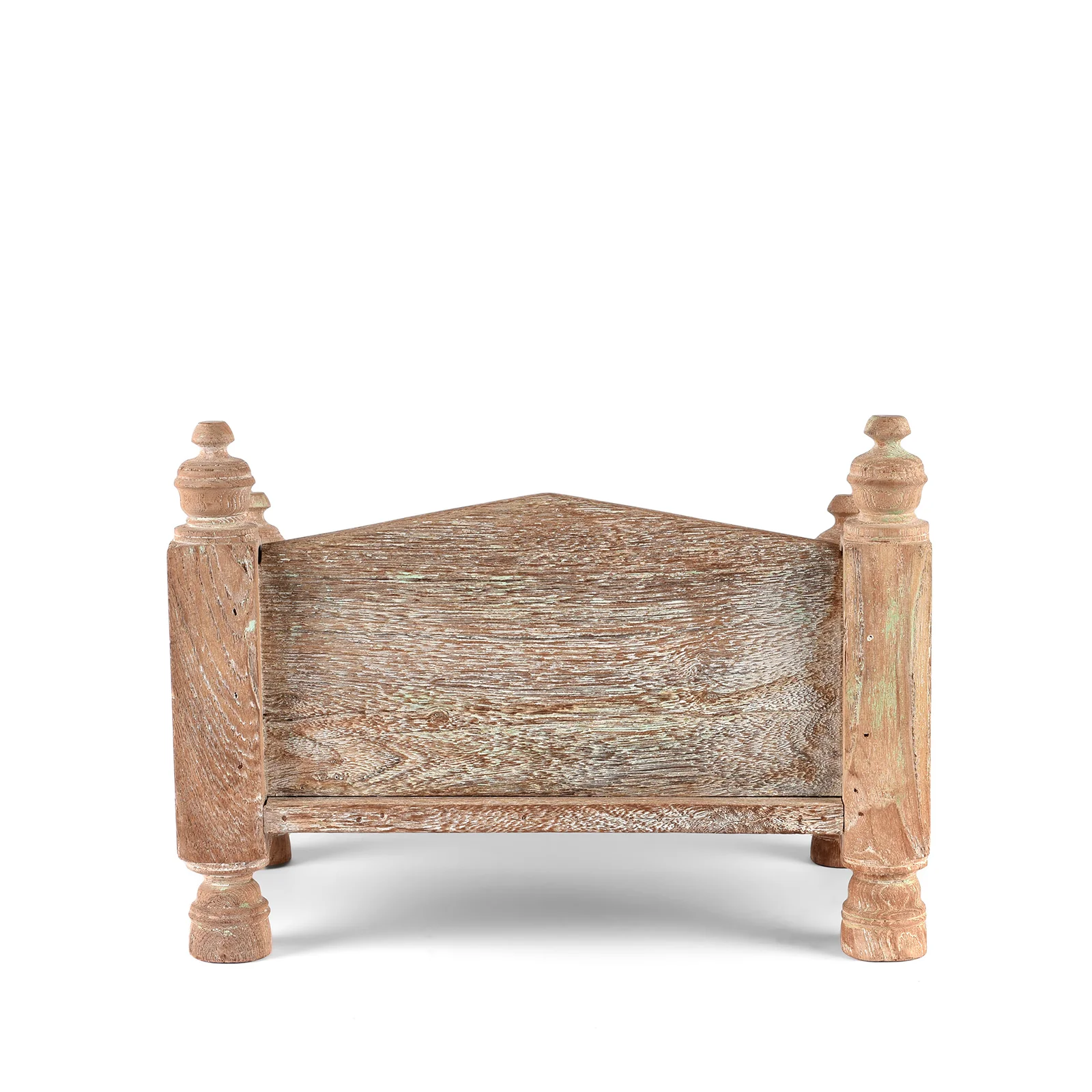 Vintage Teak Singhasan - Ca 1950's - Image 6