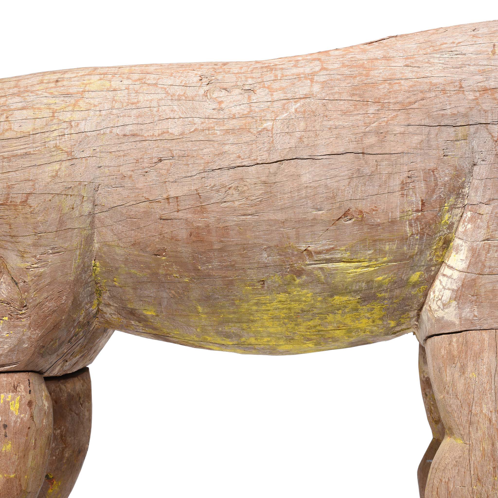 Wooden Bhuta Tribal Tiger Statue From - Ca 1920 - Image 8
