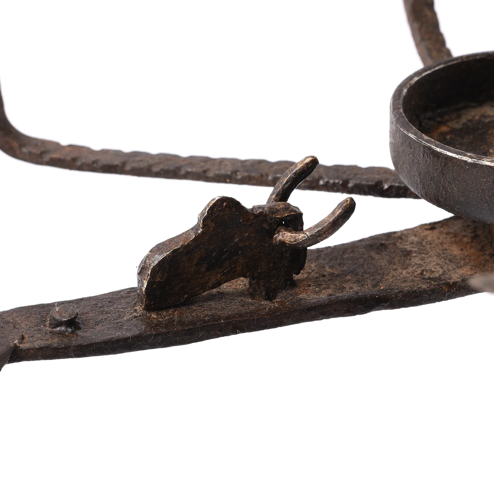 Wrought Iron Opium Retort From Rajasthan - 19th Century - Image 2